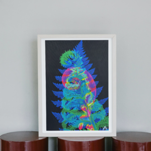 ‘UNFURL’: Light Reactive Painting – Fine Art Giclée Print on Archival Paper, Limited Edition of 50, Signed & Dated