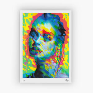 'BENEATH THE SURFACE’: Light Reactive Painting – Fine Art Giclée Print on Archival Paper, Limited Edition of 50, A1, A2 and A3, Signed & Numbered