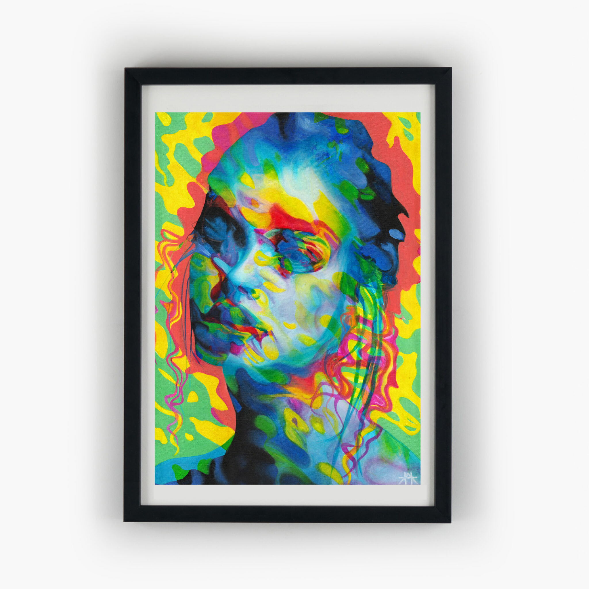 'BENEATH THE SURFACE’: Light Reactive Painting – Fine Art Giclée Print on Archival Paper, Limited Edition of 50, A1, A2 and A3, Signed & Numbered